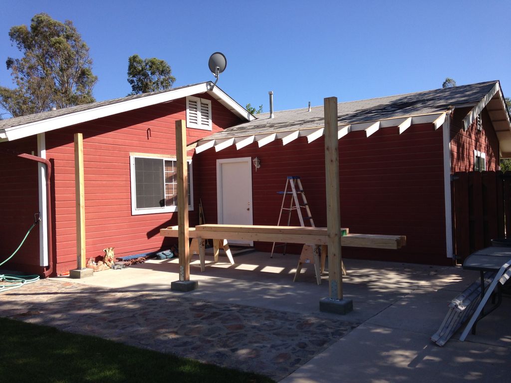 Start of most recent patio