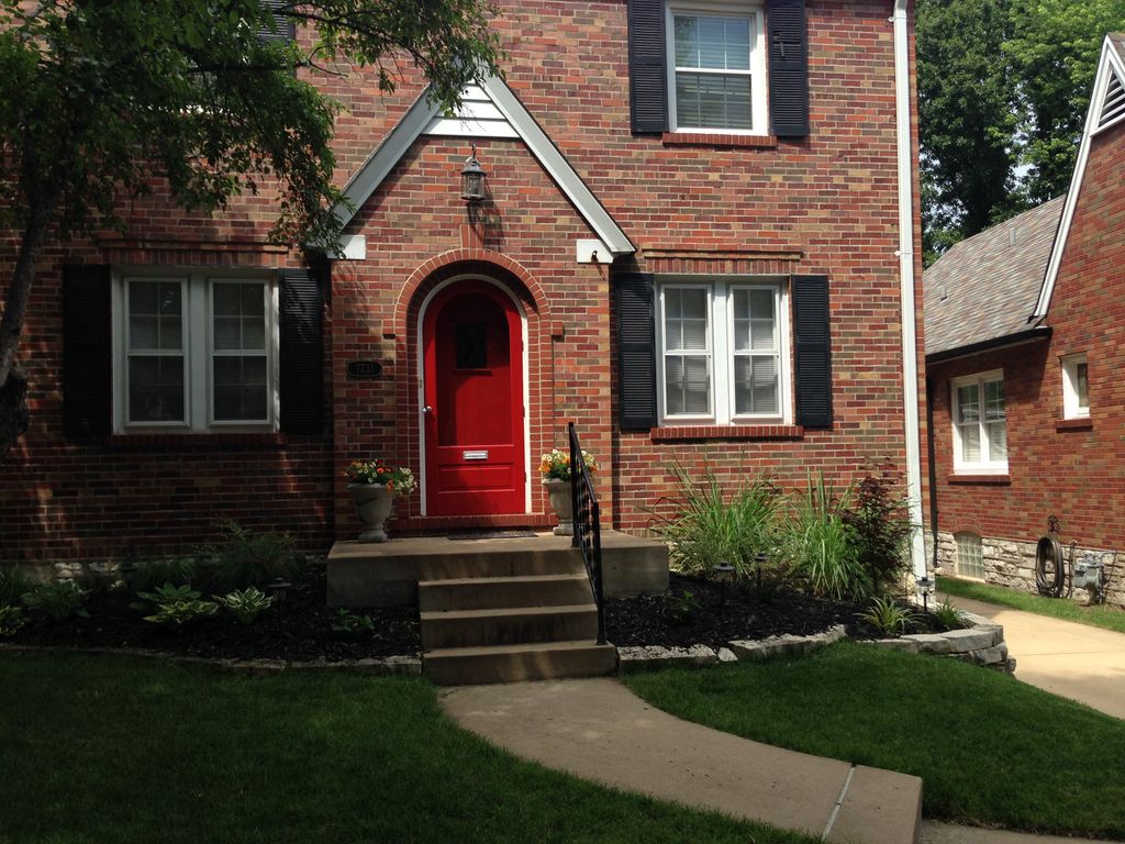 Removed old bushes and plants, installed landscape