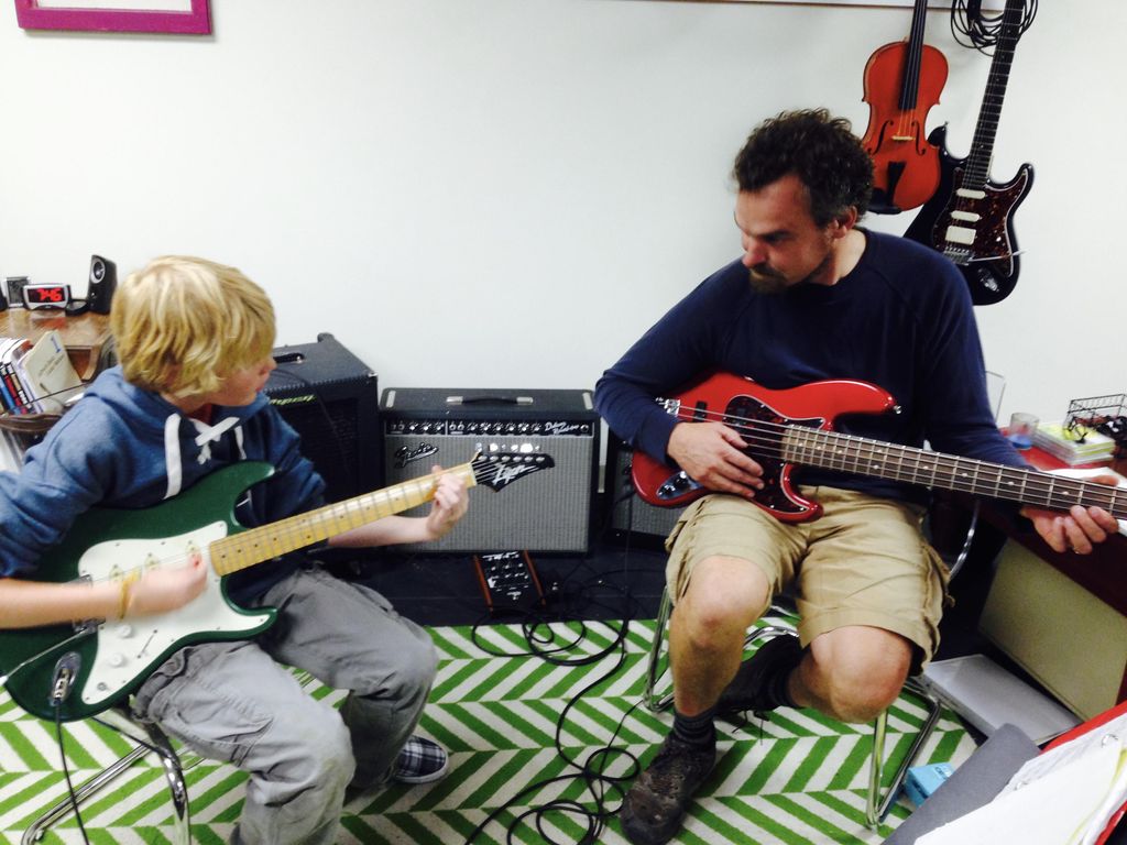 Father/son lesson - get the family making music!