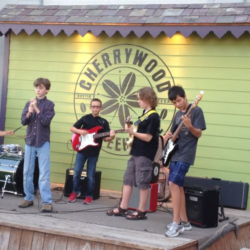 Rock Camp 2014 plays at the Cherrywood Coffehouse!