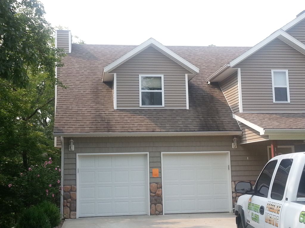 dirty roof before