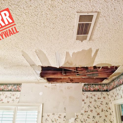 Water Heater Explodes in Attic