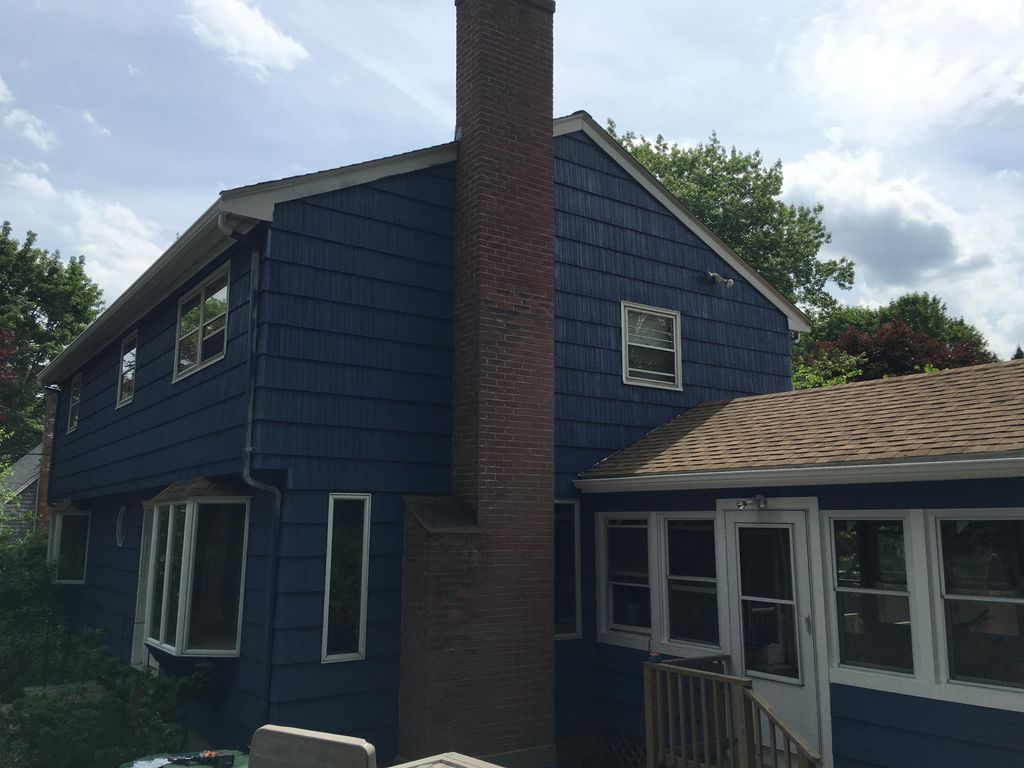 We replaced rotted wood all the way around the thr