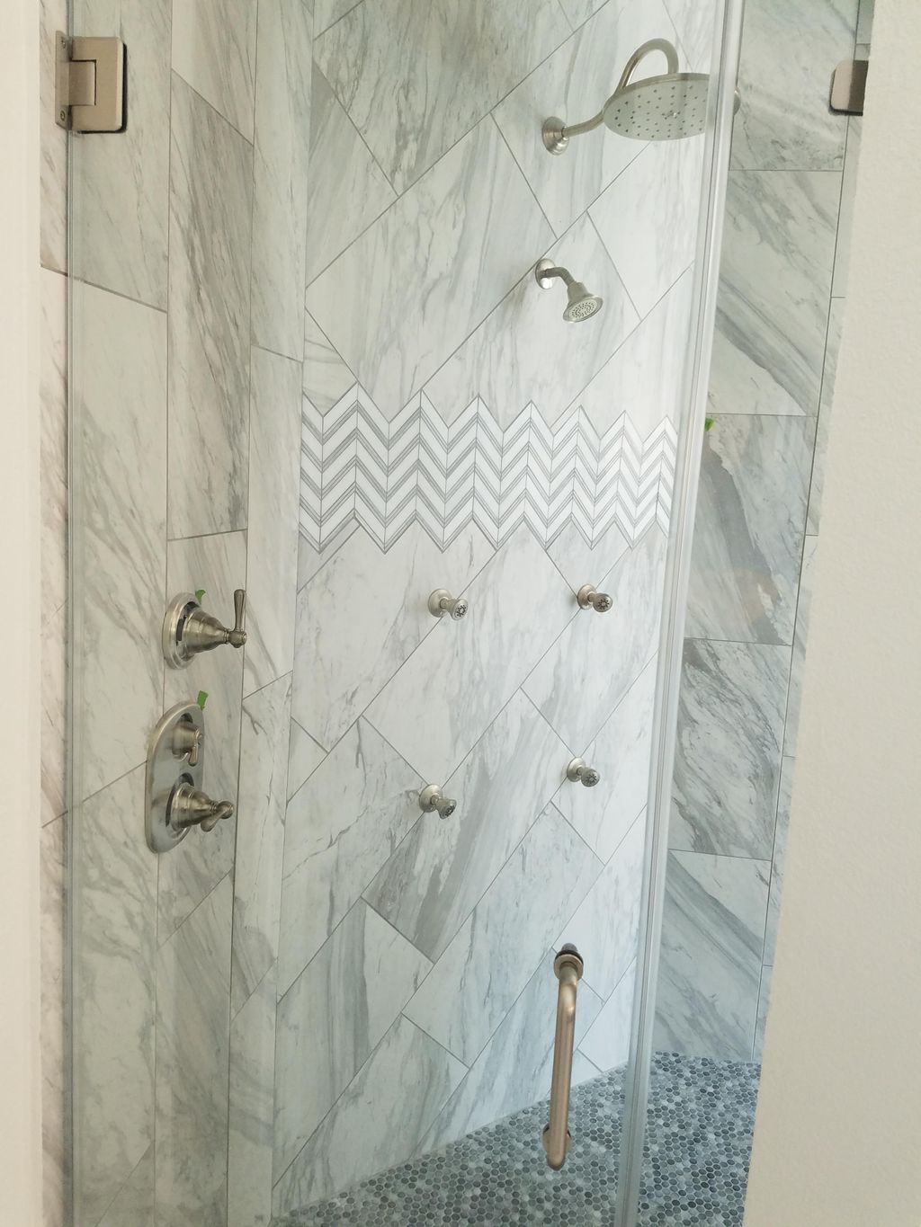 Custom shower remodel.