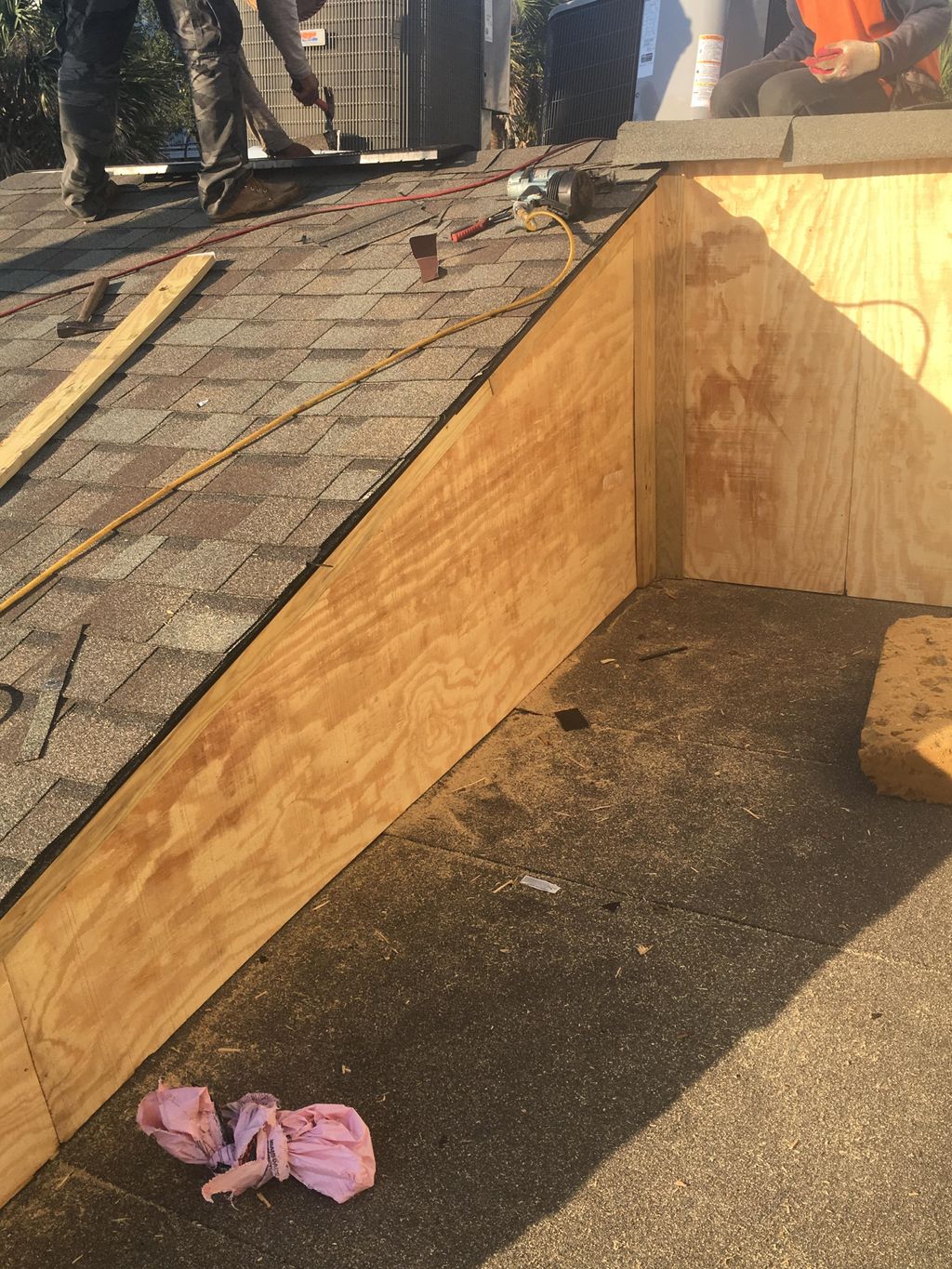 Damaged sidewall replacement 