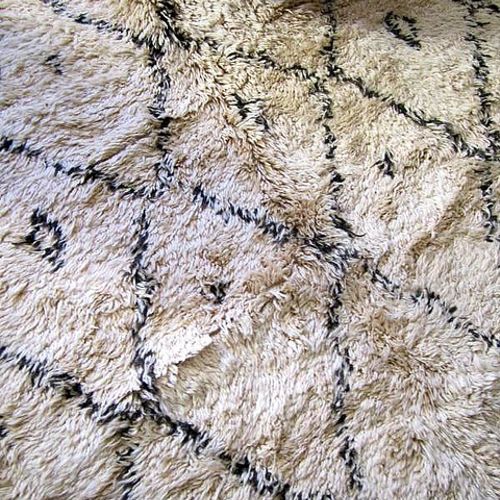 We wash old Moroccan ethnic shag rugs.