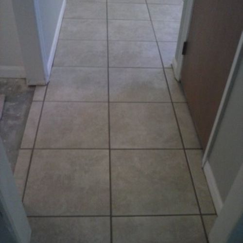 This is a pic of some tile work
Done by;T&F Handym