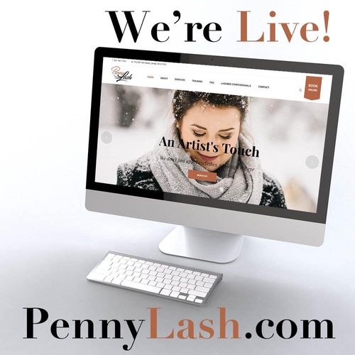 Penny Lash WordPress website launch