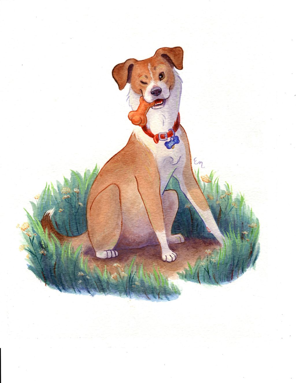 Custom pet portrait