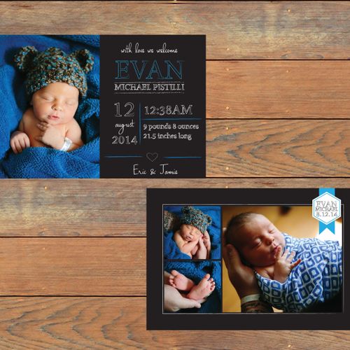 Baby Announcement Post Card