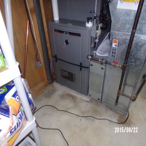 Furnace and air cleaner
