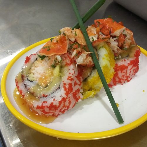 Sushi Crab, Red Masago, Lobster Ceviche, Yuzu Miso