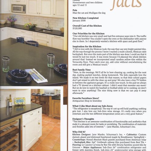 As published in Fantastic Kitchens!