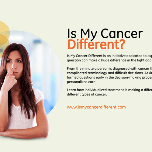 Is My Cancer Different - website event launch and 