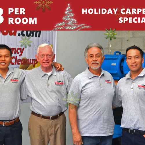 Our professional carpet cleaning team