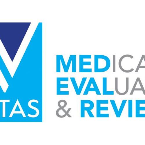 Logo for Veritas Medical Evaluation and Review, of
