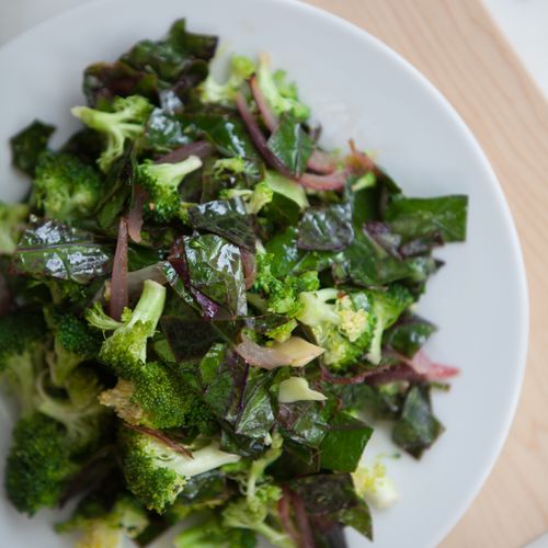 Broccoli & Greens Stir Fry