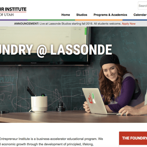 The Foundry is an incubator from the University of