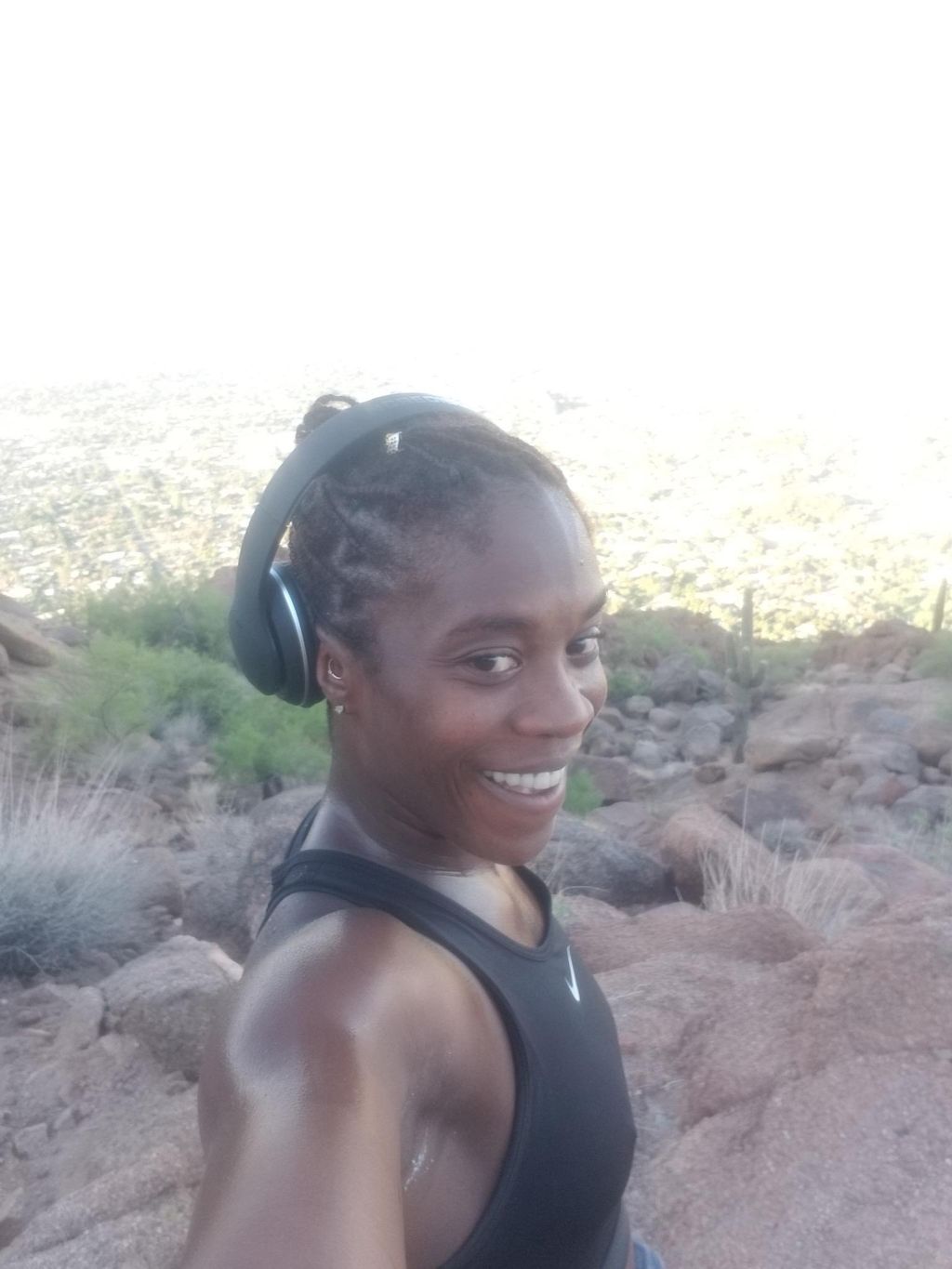 Hiking Camelback.