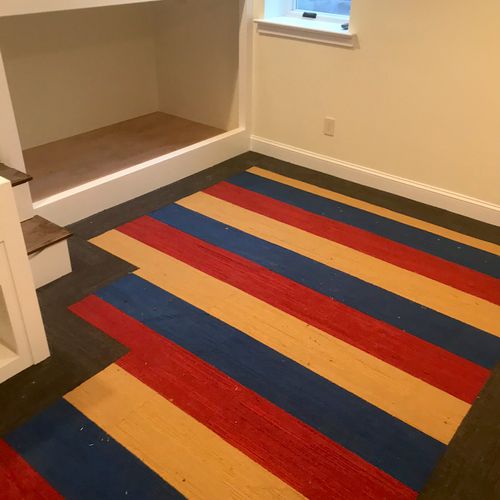 This is carpet planks used to design kids room