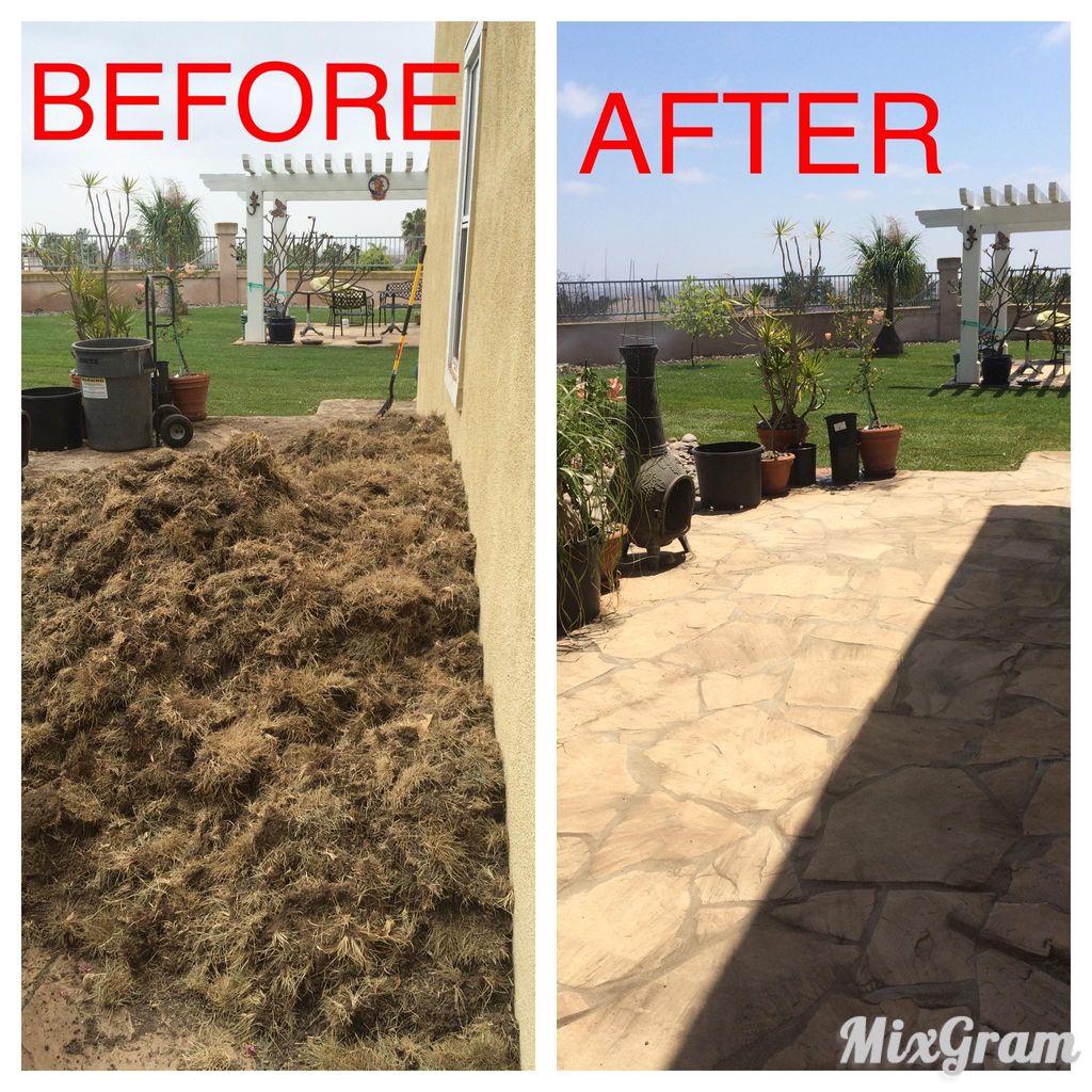 Old grass/Sod pick up!