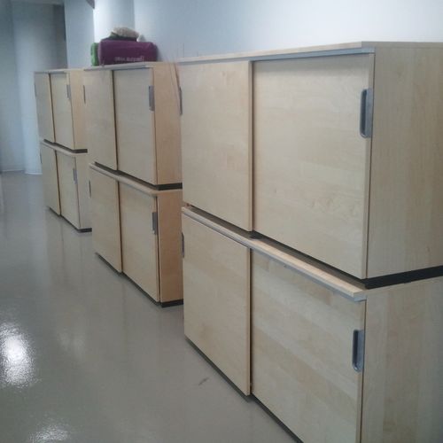 Galant Sliding File Cabinets from IKEA
Office in D