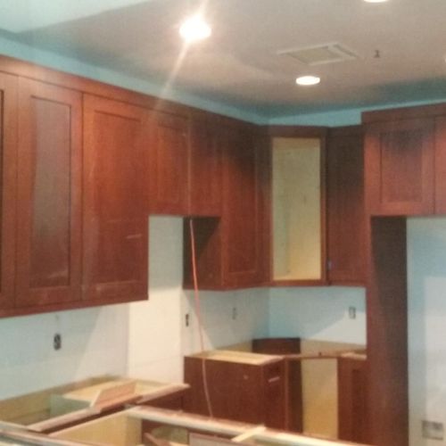 Kitchen Remodel with new cabinets