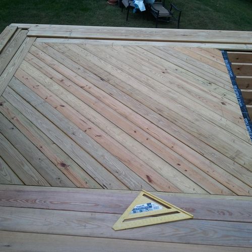 Top of Two Deck Job 1