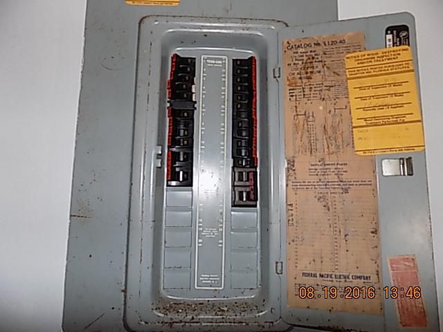 Federal Pacific panel box - many insurance compani