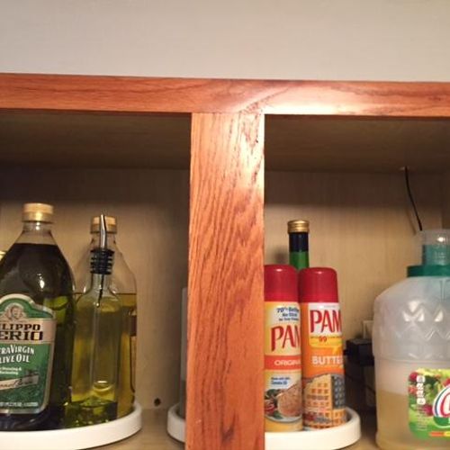Neatly organized oils