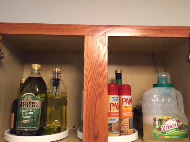 Neatly organized oils