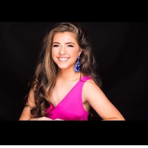 Pageant headshot hair and makeup 