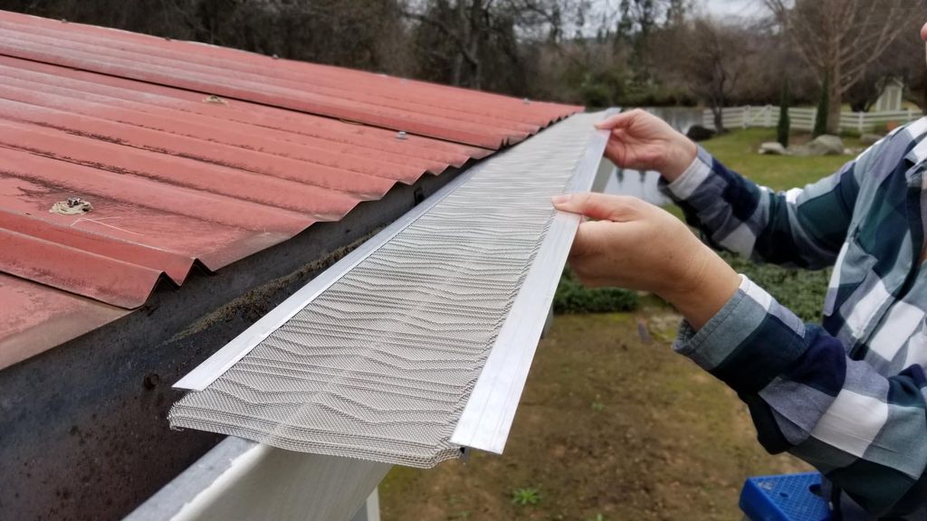 LeafBlaster PRO Gutter Guard System installs on an