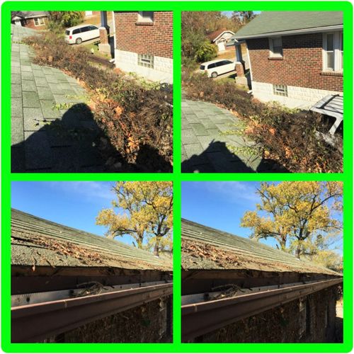 Before and After - Gutters