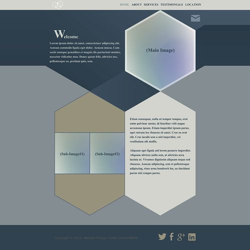 Totem Social Media - Website Design mock-up exampl