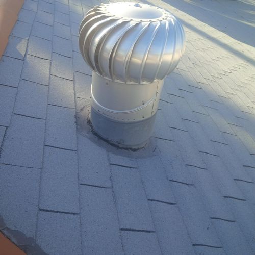 Roof vent replacement