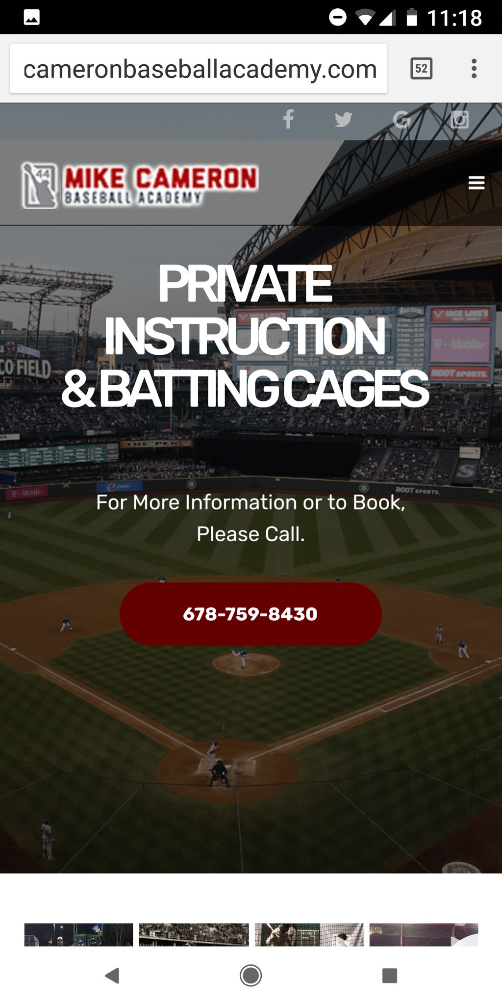 Mikecameronbaseballacademy.com