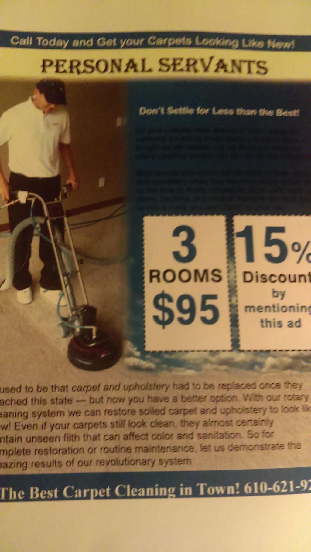 New Promotion 4 rms $95 free hallway and deordoriz