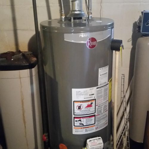 Replace hot water tank