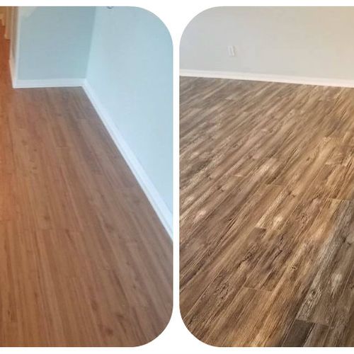 Before and After Laminate update