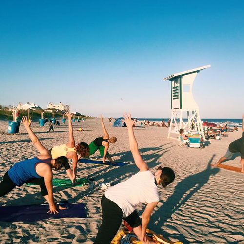 Weekly Beach Yoga classes
