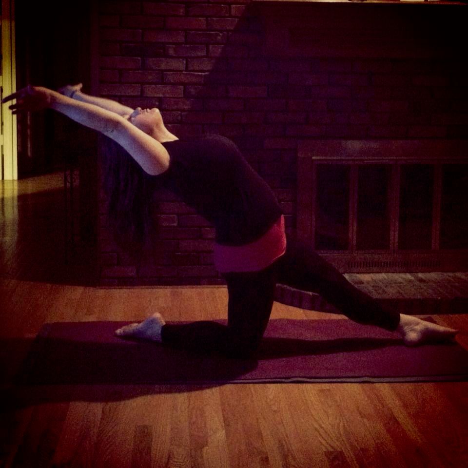 I love heart openers! Expand your lungs and breath