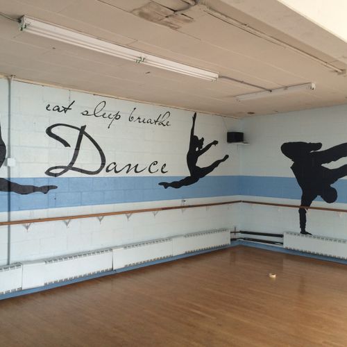 Candy Apples Dance Studio Murals commissioned for 