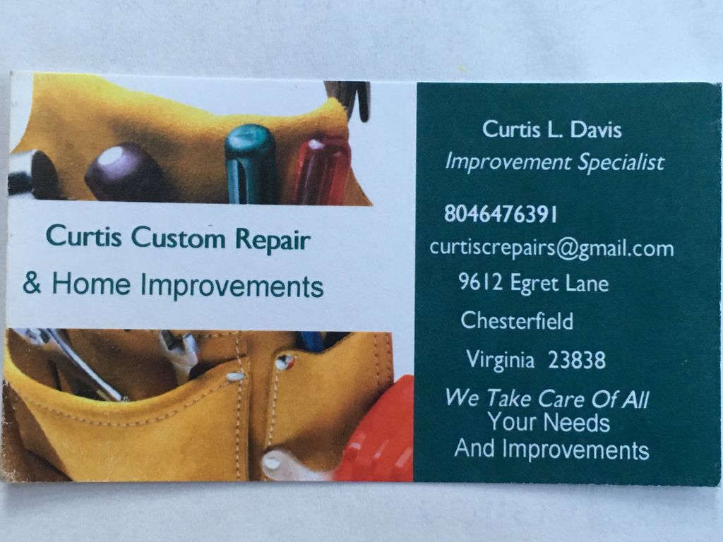 Curtis Custom Repair and Home Improvements