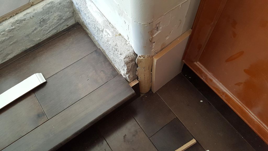 Custom sunk in stair before picture