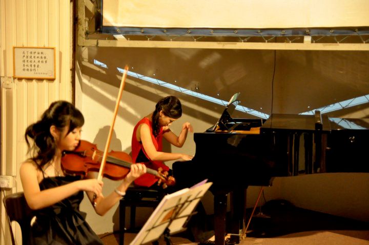 Ensemble performance with an accomplished violinis