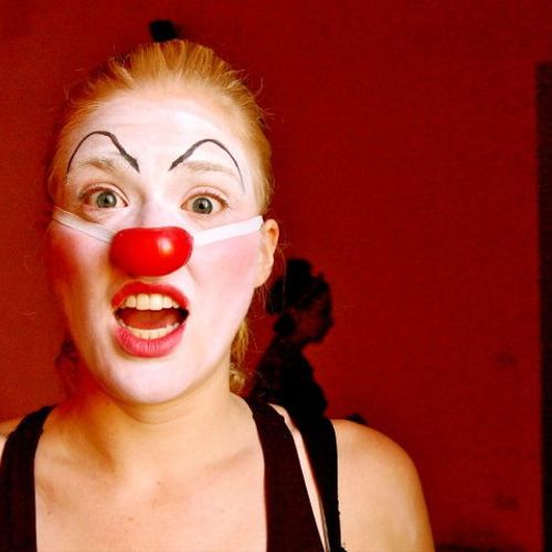 Clowning around at the Accademia dell'Arte in Arez