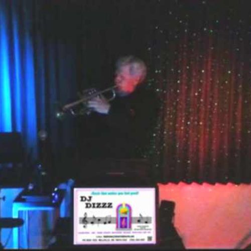 DJ Dizzz playing trumpet!