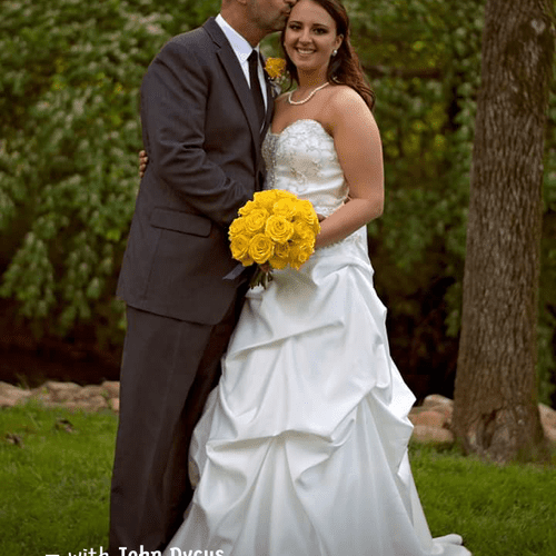 Lovely "Father Daughter" moment at an outdoor Wedd