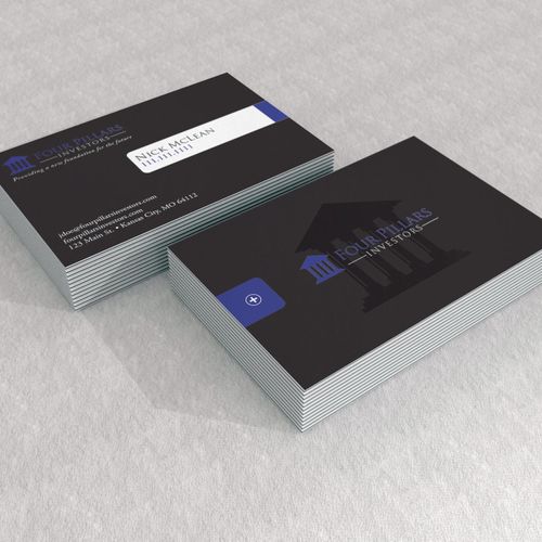 Business card mockups for Moo Luxe Cards.  Also de